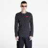 Póló Comme des Garçons PLAY Heart Logo Long Sleeve Tee UNISEX Black XXS-alacsony-ár
