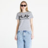 Póló Comme des Garçons PLAY Heart Logo Short Sleeve Tee Grey XS-alacsony-ár