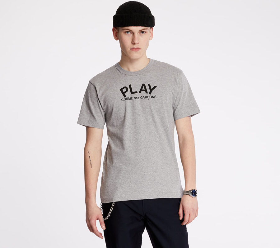 Póló Comme des Garçons PLAY Tee UNISEX Grey S-alacsony-ár