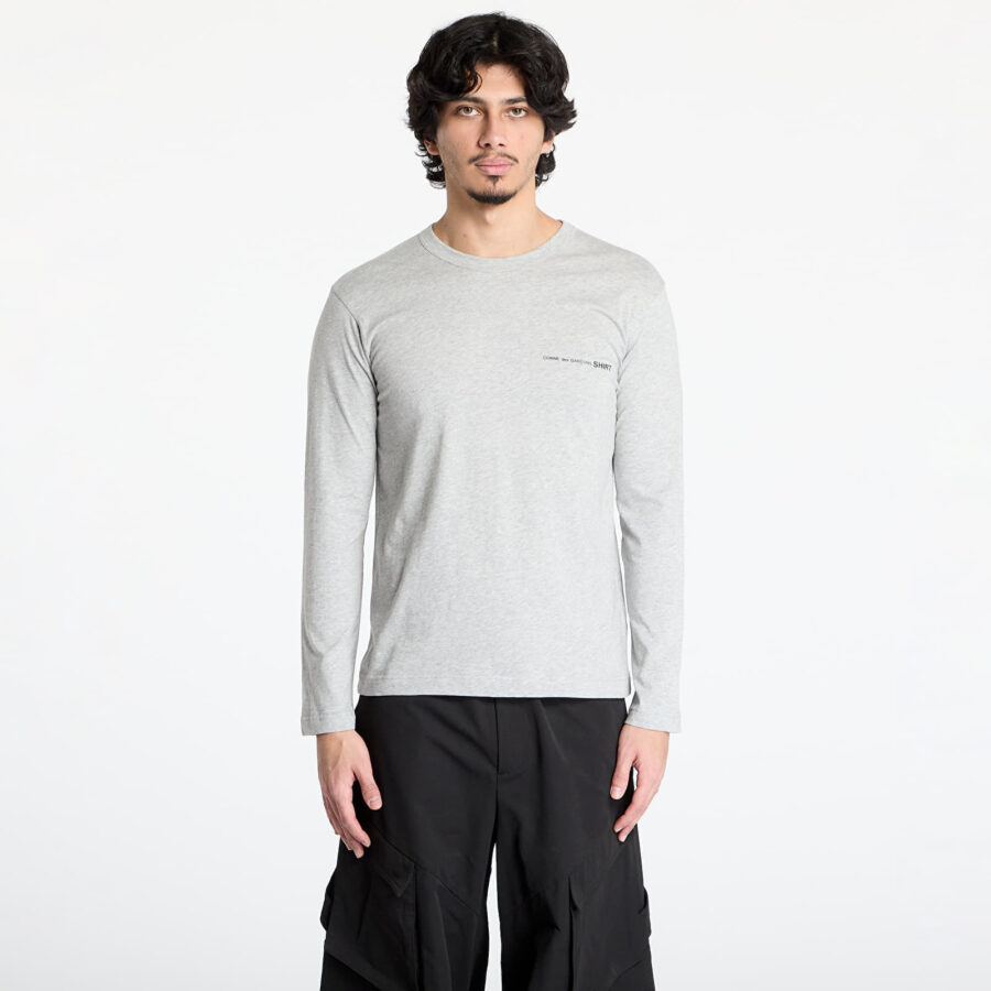 Póló Comme des Garçons SHIRT Knit T-Shirt Grey S-alacsony-ár