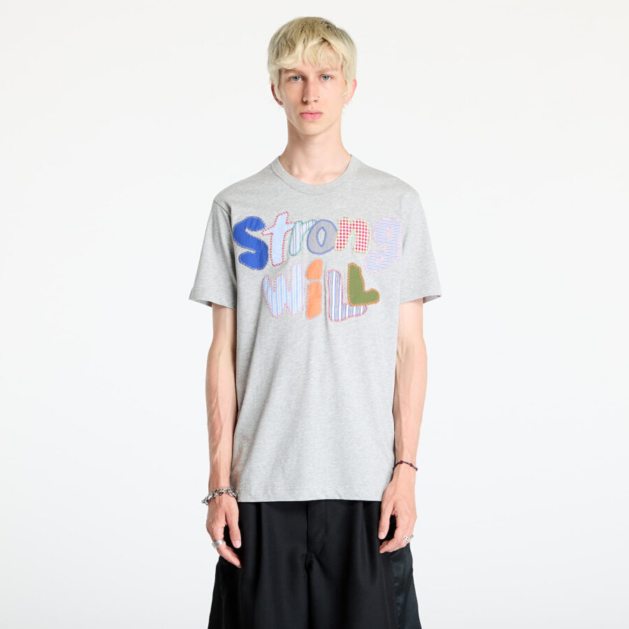 Póló Comme des Garçons SHIRT Knit T-Shirt Grey S-alacsony-ár