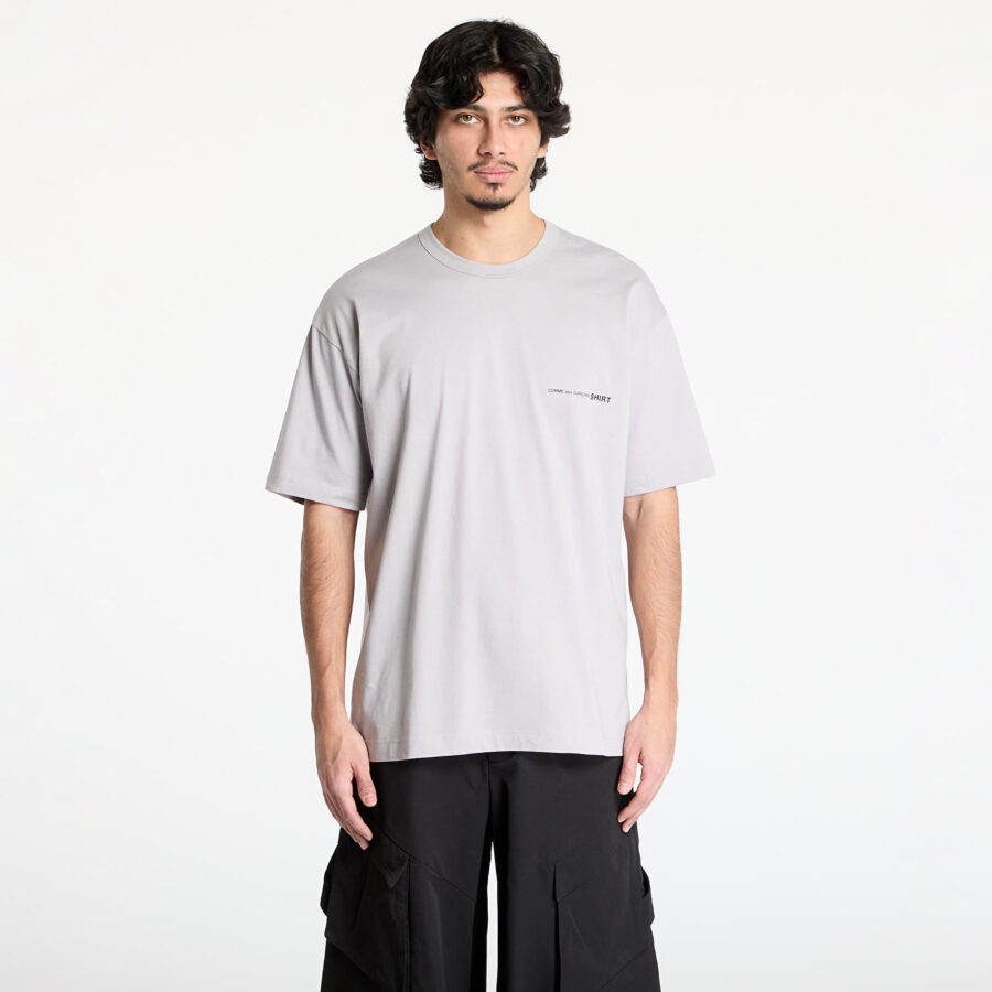 Póló Comme des Garçons SHIRT Knit T-Shirt Grey XL-alacsony-ár