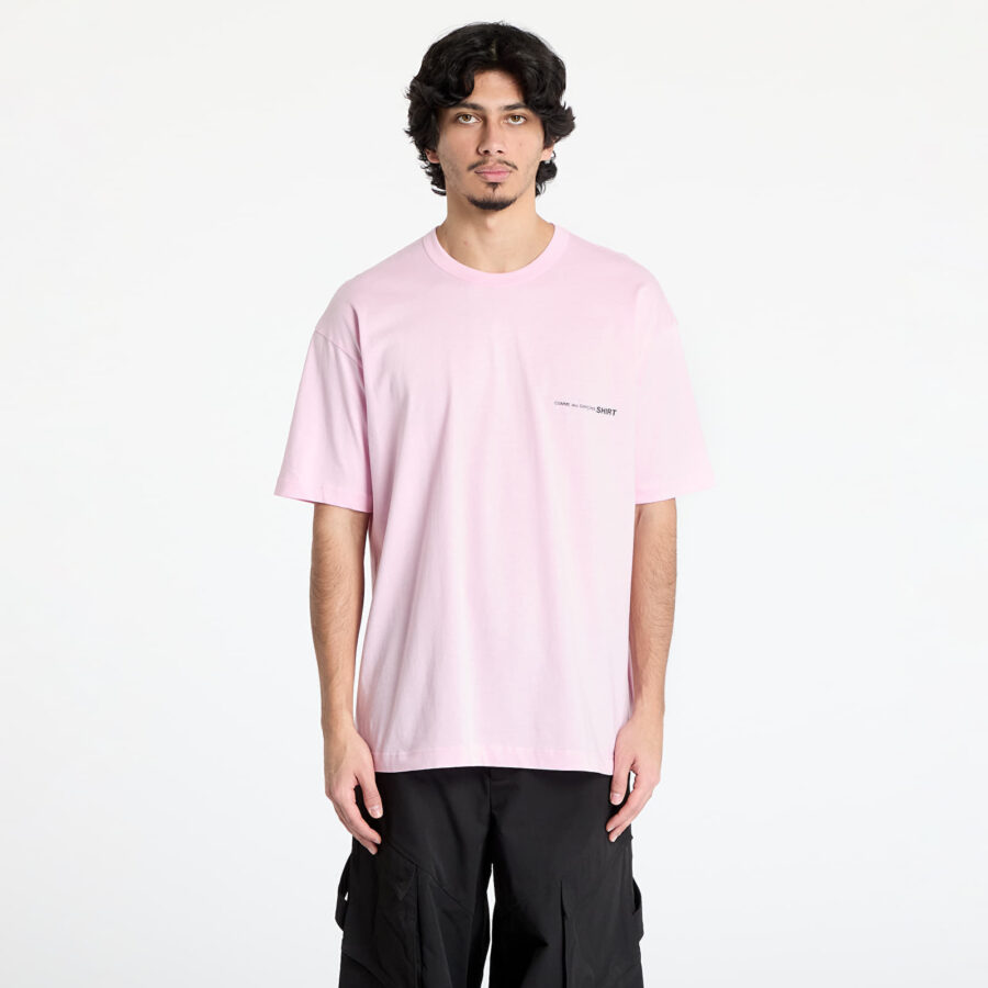 Póló Comme des Garçons SHIRT Knit T-Shirt Pink S-alacsony-ár