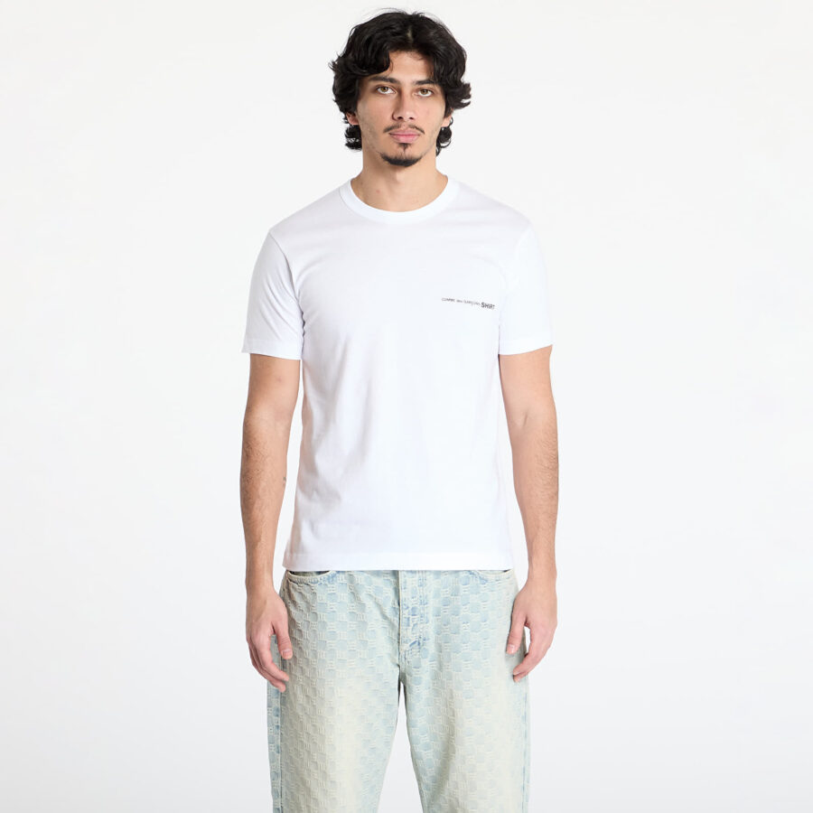 Póló Comme des Garçons SHIRT Knit T-Shirt White S-alacsony-ár