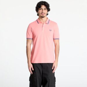Póló Comme des Garçons SHIRT x Fred Perry Knit T-Shirt Coral S-alacsony-ár