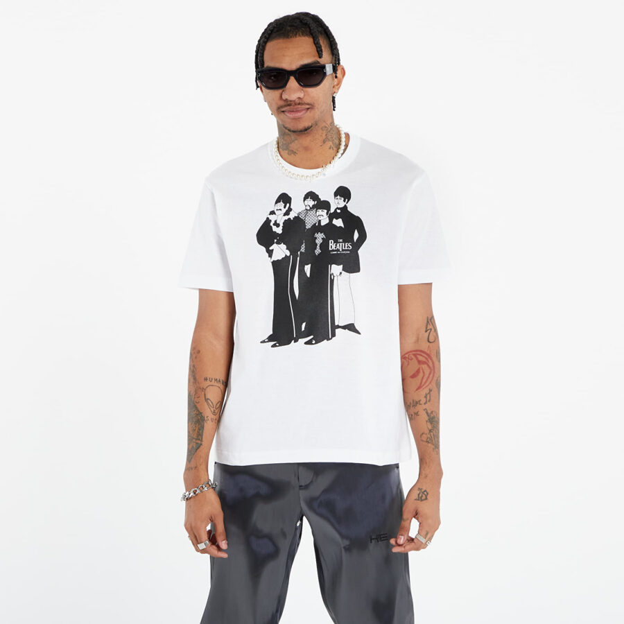 Póló Comme des Garçons x The Beatles Short Sleeve Tee UNISEX White M-alacsony-ár