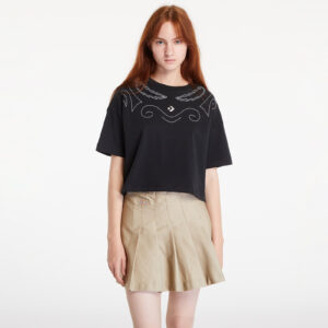 Póló Converse Proud To Be Oversized Cropped T-Shirt Converse Black XL-alacsony-ár