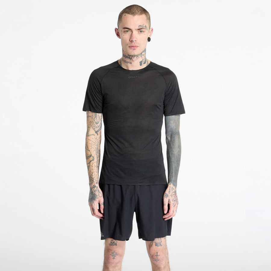 Póló Craft Pro Dry Nanoweight Tee Black S-alacsony-ár