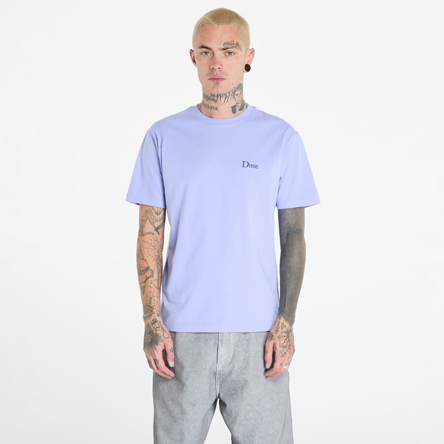 Póló DIME Classic Small Logo T-Shirt UNISEX Light Indigo M-alacsony-ár