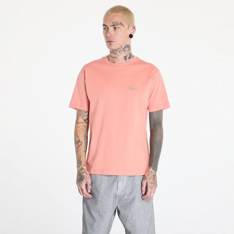 Póló DIME Classic Small Logo T-Shirt UNISEX Pink Clay XL-alacsony-ár