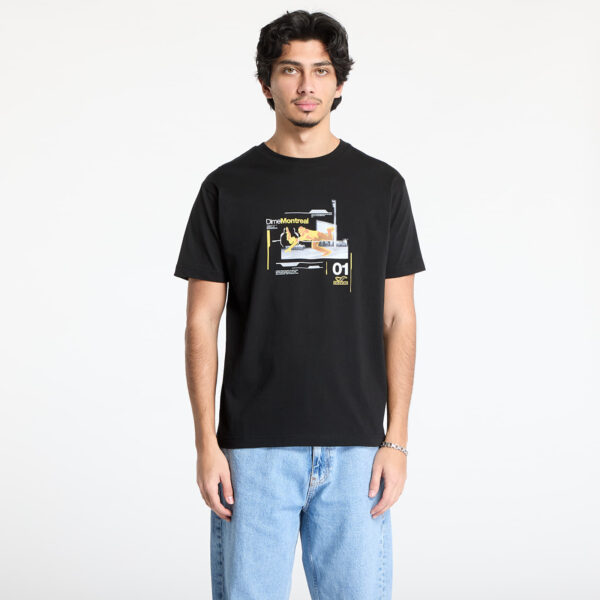 Póló DIME One Step Beyond T-Shirt UNISEX Black S-alacsony-ár