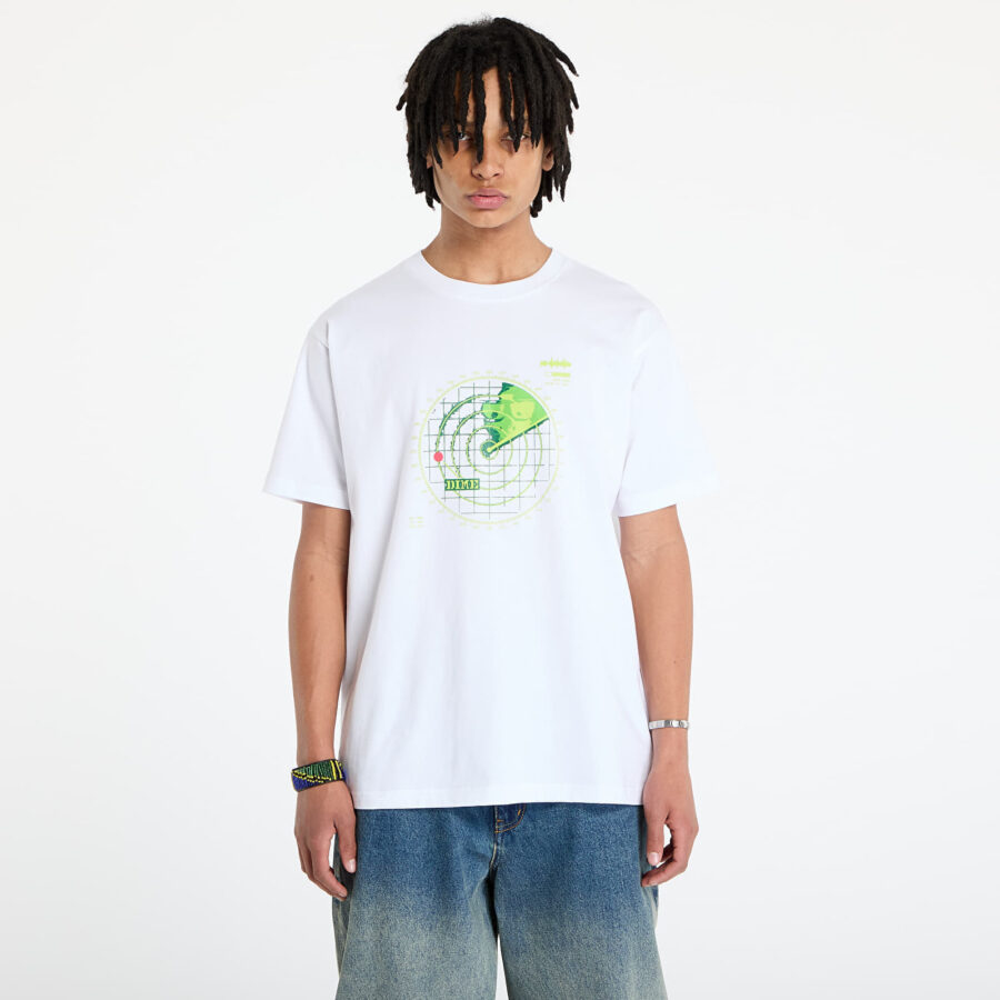 Póló DIME Radar T-Shirt UNISEX White M-alacsony-ár