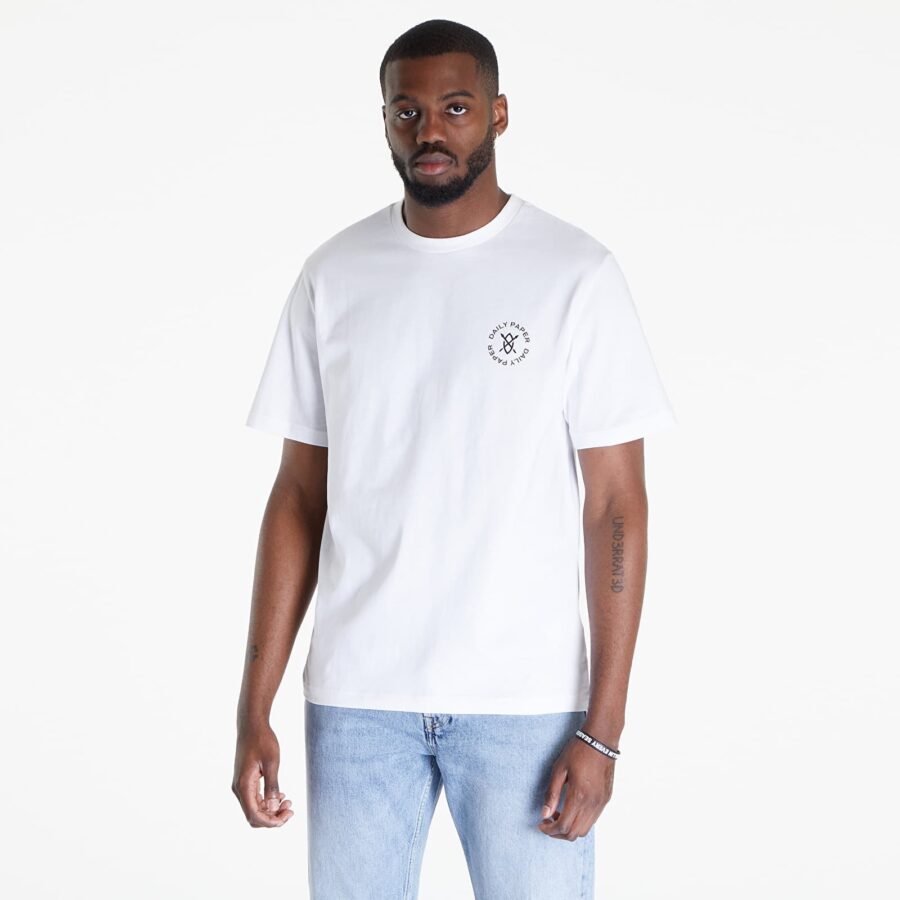 Póló Daily Paper Circle Tee White XS-alacsony-ár
