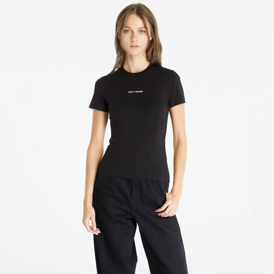Póló Daily Paper Emefa Short Sleeve Tee Black M-alacsony-ár