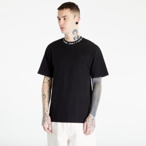 Póló Daily Paper Erib Short Sleeve Tee Black/ White S-alacsony-ár