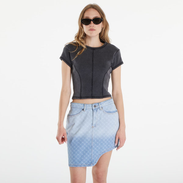 Póló Daily Paper Nalia Short Sleeve T-Shirt Black XL-alacsony-ár