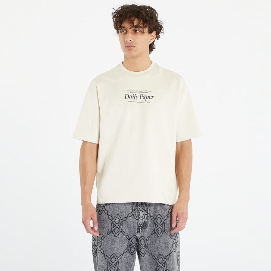 Póló Daily Paper Rosie Short Sleeve T-Shirt Birch White XS-alacsony-ár