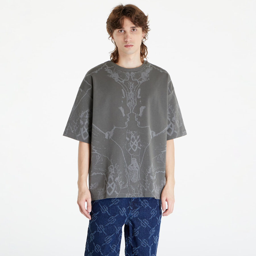 Póló Daily Paper Secret Rhythm Oversized Short Sleeve T-Shirt Chimera Green S-alacsony-ár