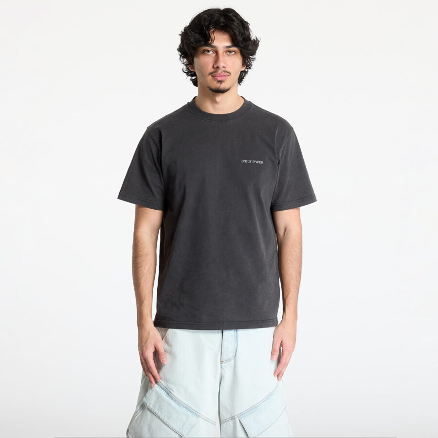 Póló Daily Paper Senses T-Shirt UNISEX Washed Black XS-alacsony-ár