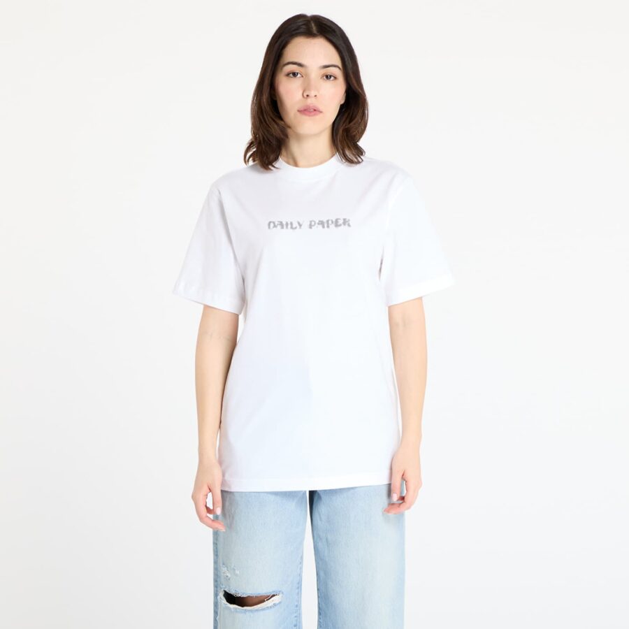 Póló Daily Paper Shield Focus T-Shirt UNISEX White XXL-alacsony-ár