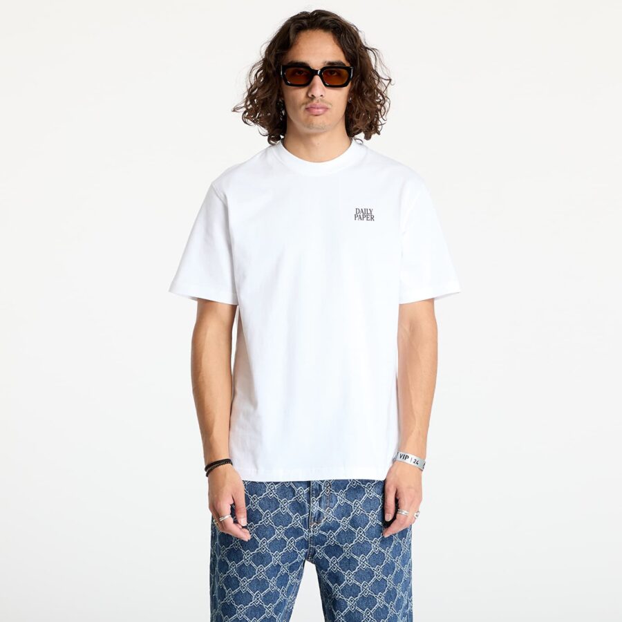 Póló Daily Paper Smoothie Ss T Shirt White S-alacsony-ár