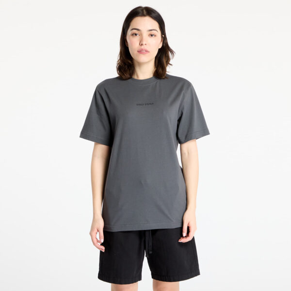 Póló Daily Paper Tin Lid T-Shirt UNISEX Black Oyster S-alacsony-ár