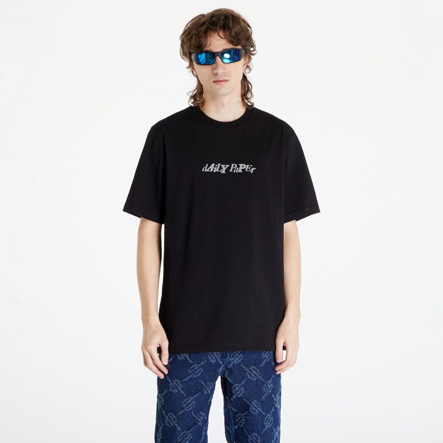 Póló Daily Paper Unified Type Short Sleeve T-Shirt Black XS-alacsony-ár