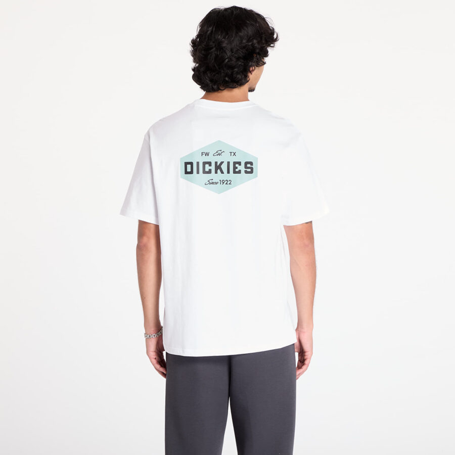 Póló Dickies Emblem Short Sleeve Tee White S-alacsony-ár