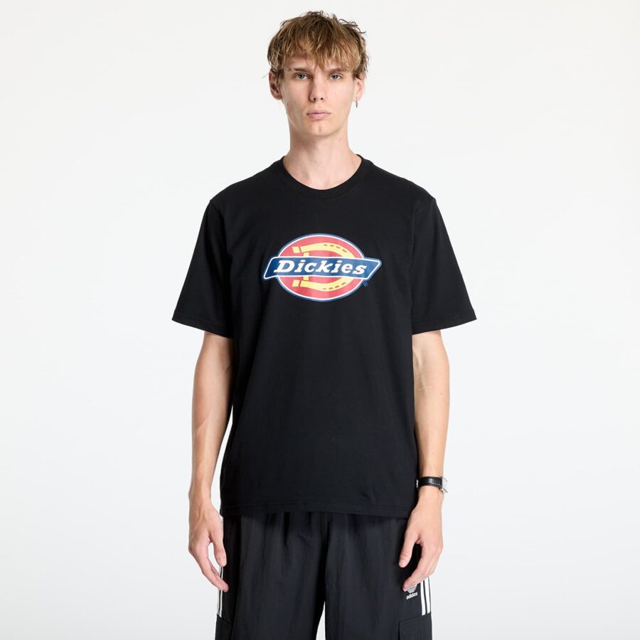 Póló Dickies Icon Logo Short Sleeve Tee Black S-alacsony-ár