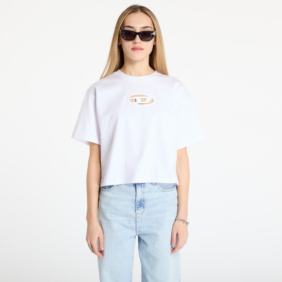 Póló Diesel T-Buxt-Crop-Od T-Shirt White XS-alacsony-ár