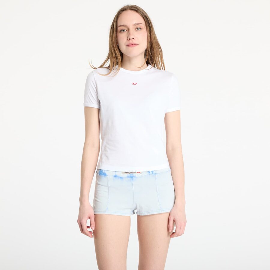Póló Diesel T-Uncutie-Long-D T-Shirt White XS-alacsony-ár