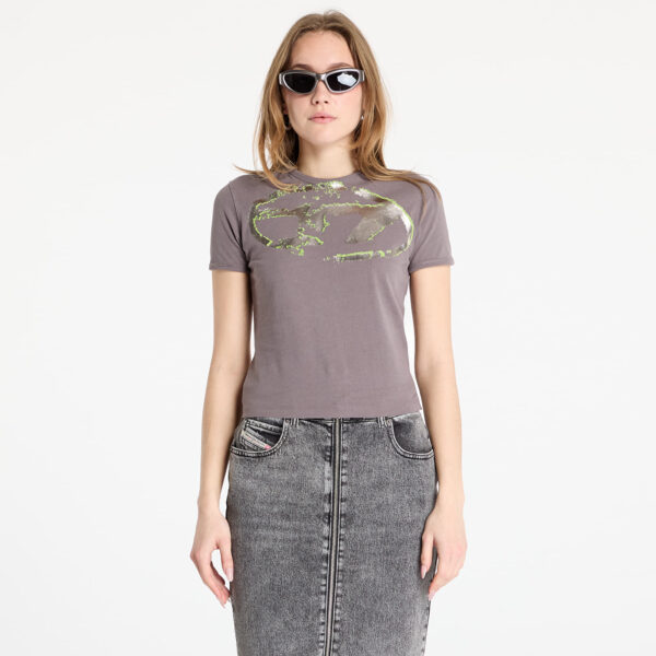 Póló Diesel T-Uncutie-Long-P14 T-Shirt Frost Gray XS-alacsony-ár