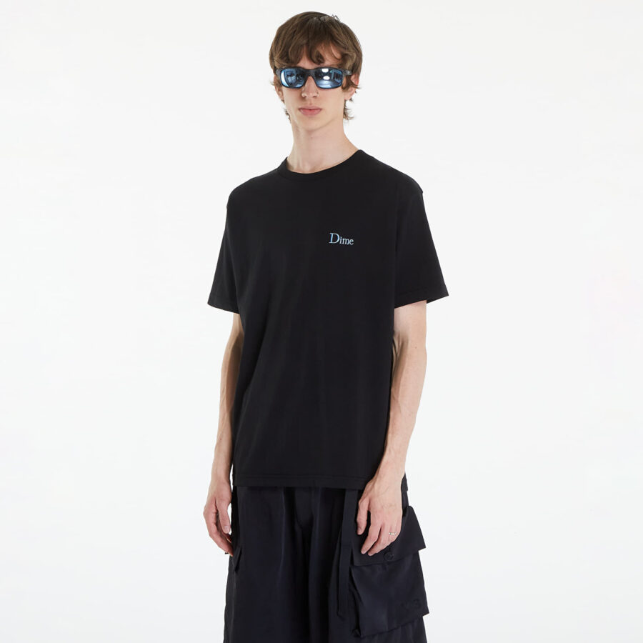 Póló Dime Classic Small Logo T-Shirt UNISEX Black XS-alacsony-ár