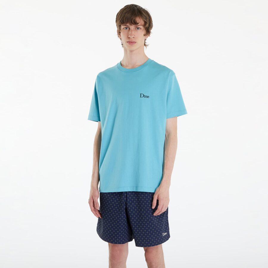 Póló Dime Classic Small Logo T-Shirt UNISEX Ocean Blue XS-alacsony-ár