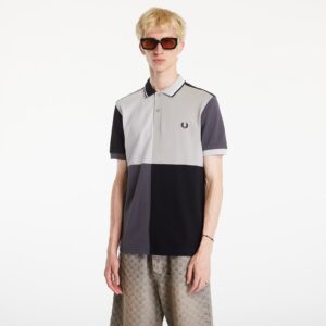 Póló FRED PERRY Beams Grid Design Fp Polo T-Shirt Black S-alacsony-ár