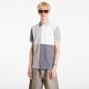 Póló FRED PERRY Beams Grid Design Fp Polo T-Shirt White M-alacsony-ár