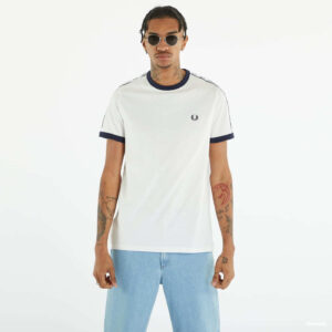 Póló FRED PERRY Taped Ringer T-shirt Snow White XL-alacsony-ár