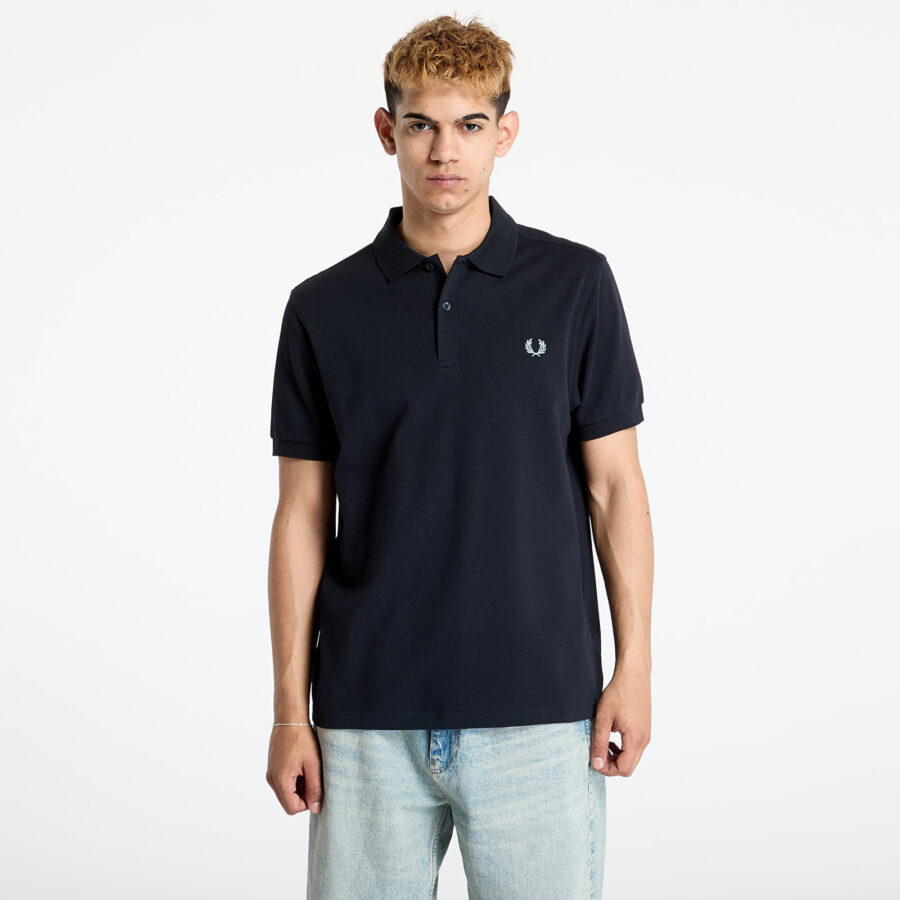 Póló FRED PERRY The Fred Perry Shirt Navy/ Mint Blue M-alacsony-ár