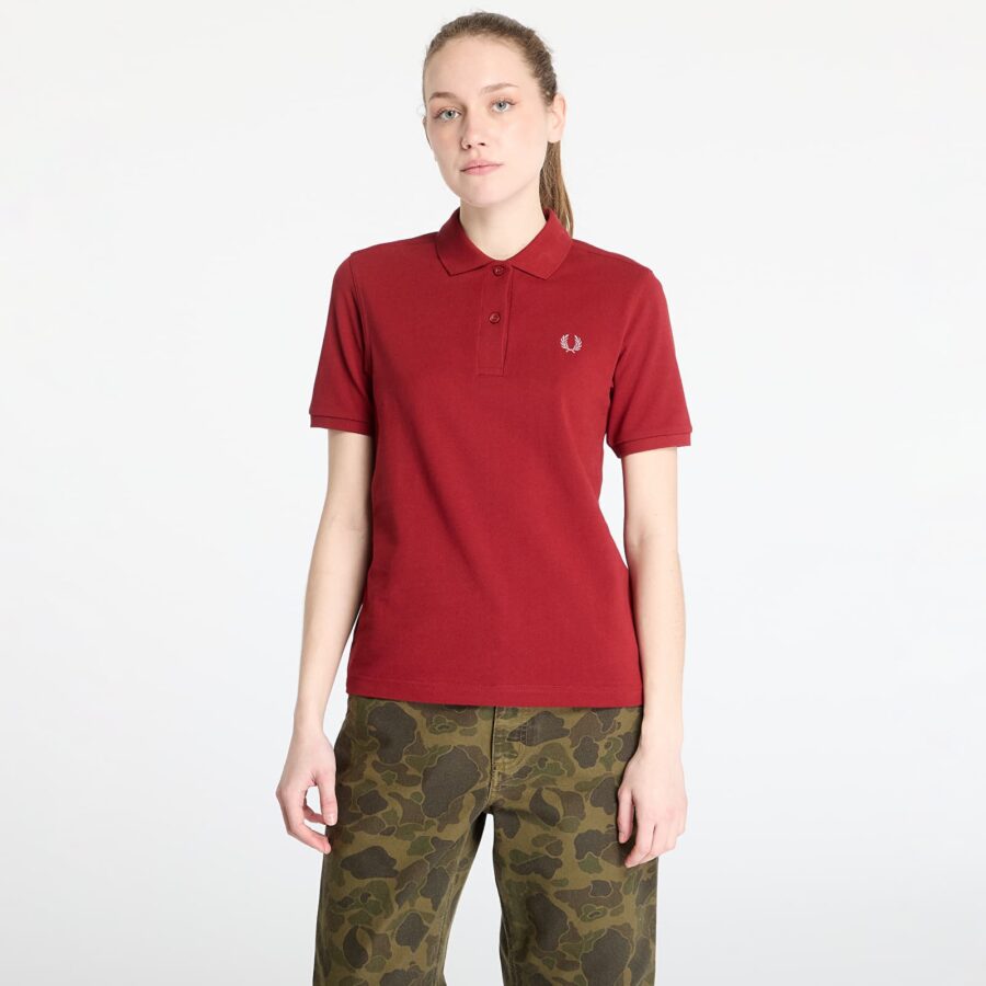 Póló FRED PERRY The Shirt Burnt Red / Putty Pink 34-alacsony-ár