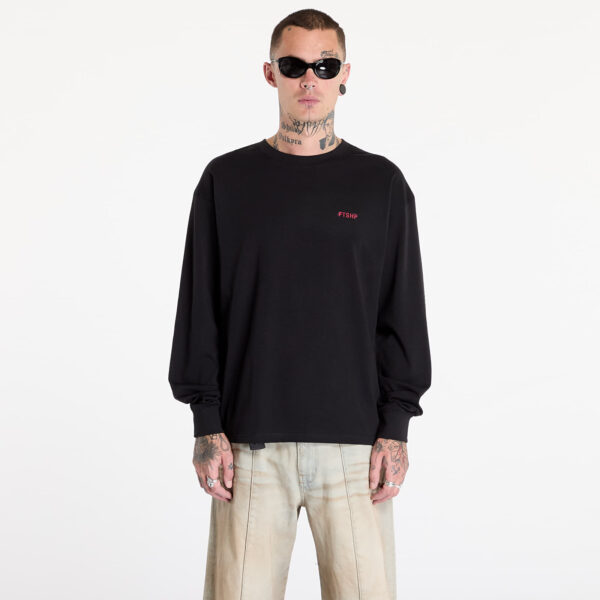 Póló FTSHP Metal Glass Box Longsleeve Tee UNISEX Black S-alacsony-ár