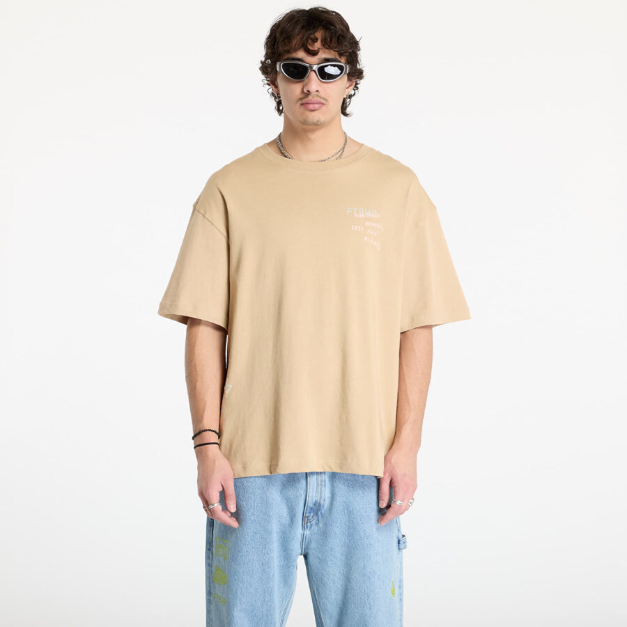 Póló FTSHP x Spiritual Gangster T-Shirt UNISEX Cool Sand XS-alacsony-ár
