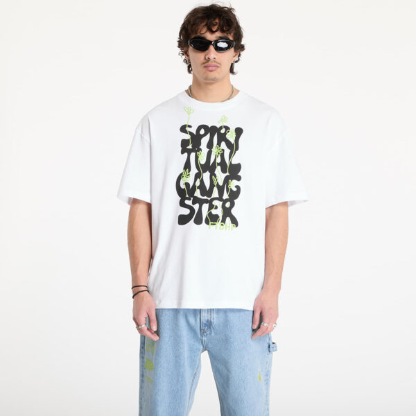 Póló FTSHP x Spiritual Gangster T-Shirt UNISEX Oh So White XS-alacsony-ár