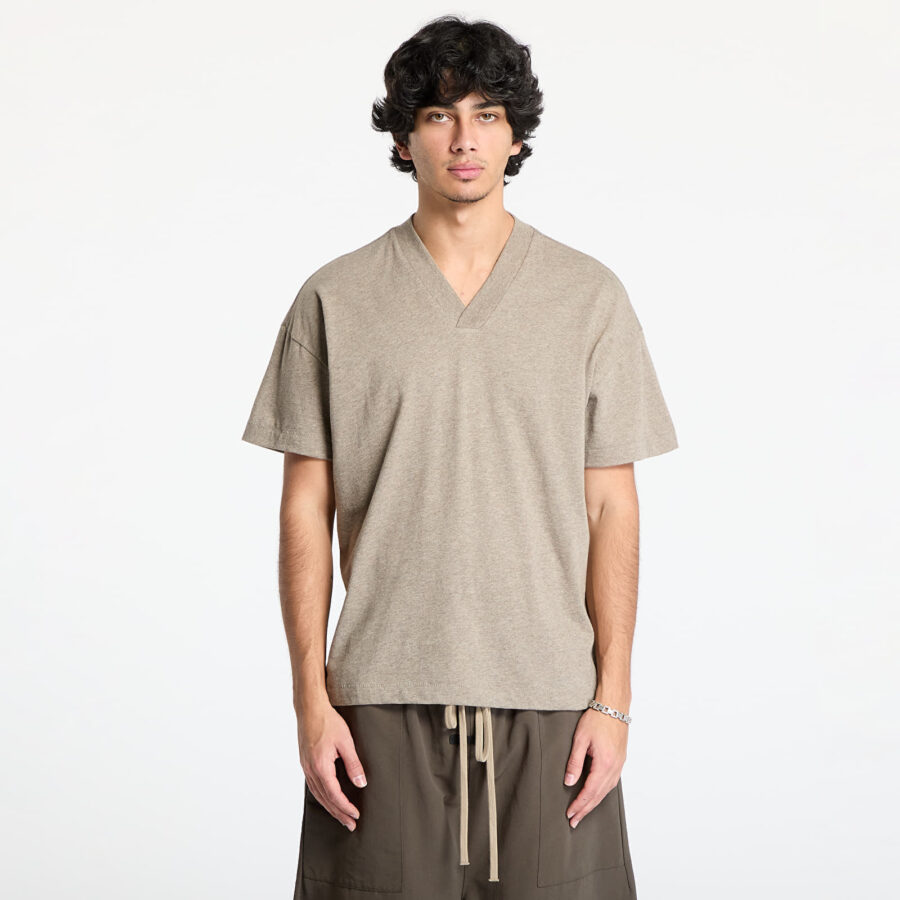 Póló Fear Of God ESSENTIALS 3-Pack Essential V-Neck T-Shirt Heather Gray XS-alacsony-ár