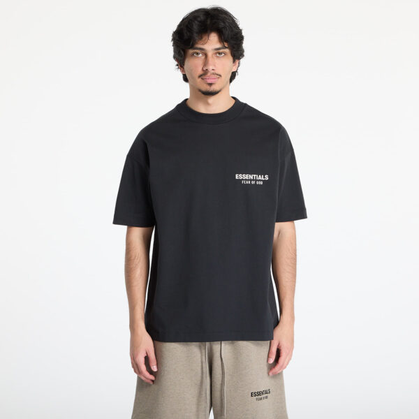 Póló Fear of God Essentials Classic Fit T-Shirt Jet Black XL-alacsony-ár