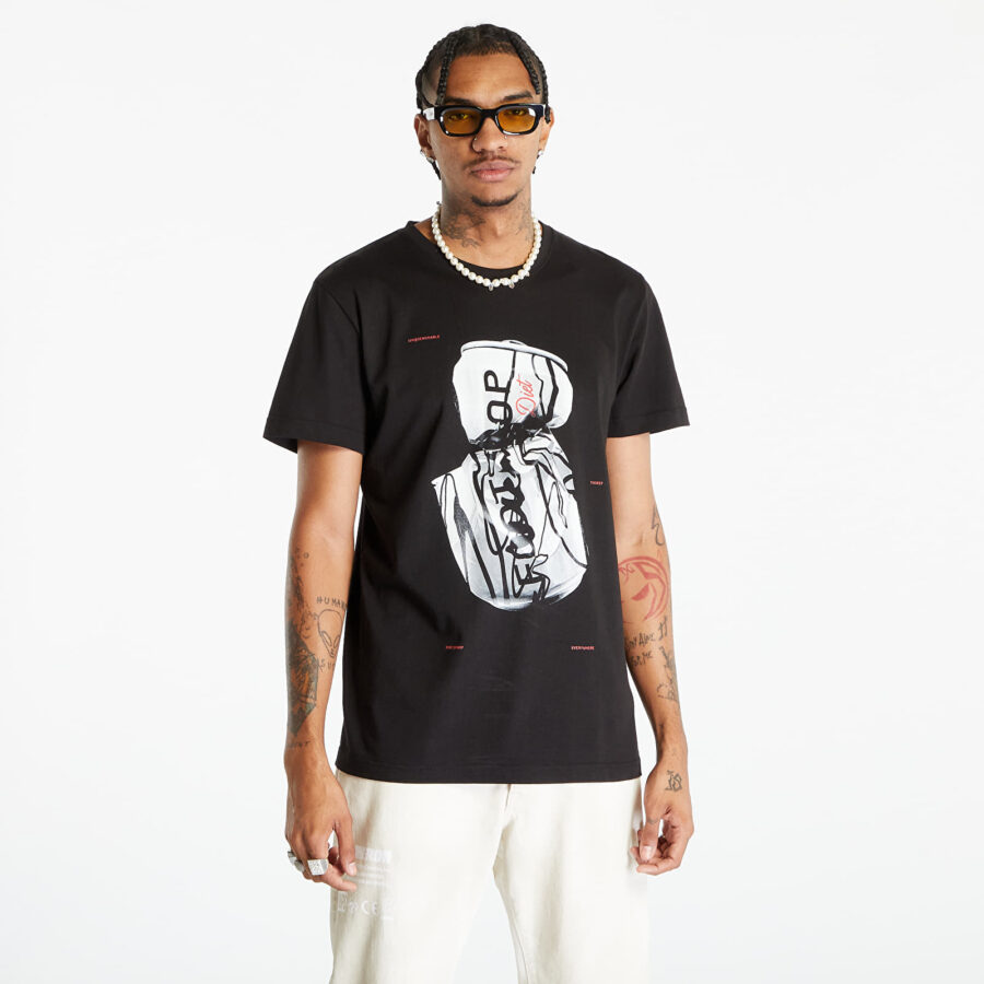 Póló Footshop Stay Thirsty Light T-Shirt UNISEX Black S-alacsony-ár