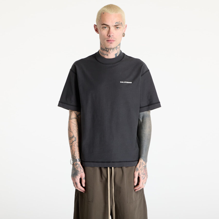 Póló HAL STUDIOS® Inside-Out Uniform T-Shirt UNISEX Black XL-alacsony-ár