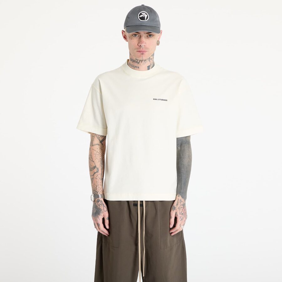 Póló HAL STUDIOS® Inside-Out Uniform T-Shirt UNISEX Off-White S-alacsony-ár