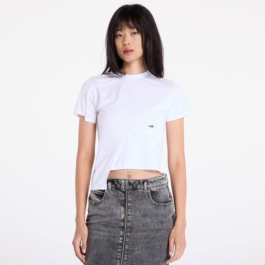 Póló HELIOT EMIL Deconstructed T-Shirt White XL-alacsony-ár