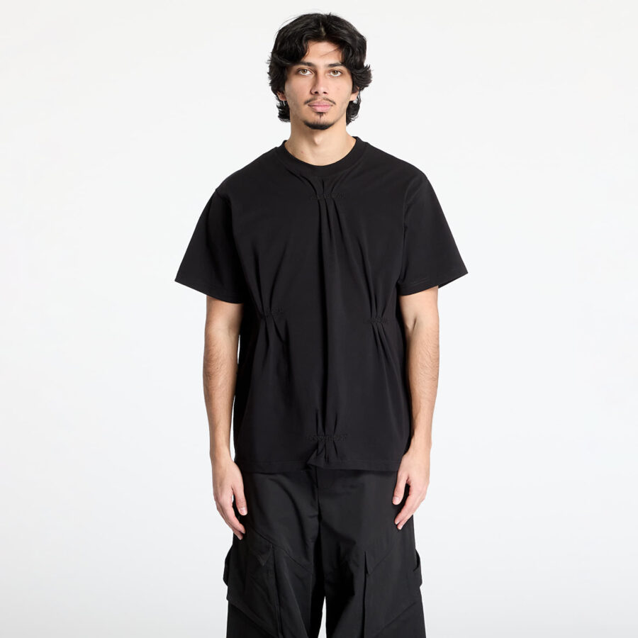 Póló HELIOT EMIL Petrichor Tee UNISEX Black L-alacsony-ár