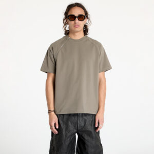 Póló HELIOT EMIL Sequence Zip T-Shirt UNISEX Dusty Green XXL-alacsony-ár